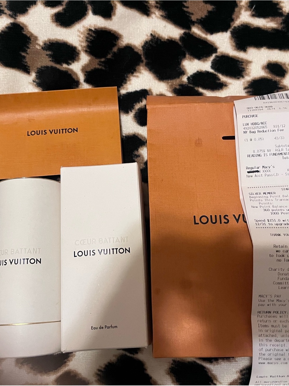 Louis Vuitton White and Orange Boxed Set